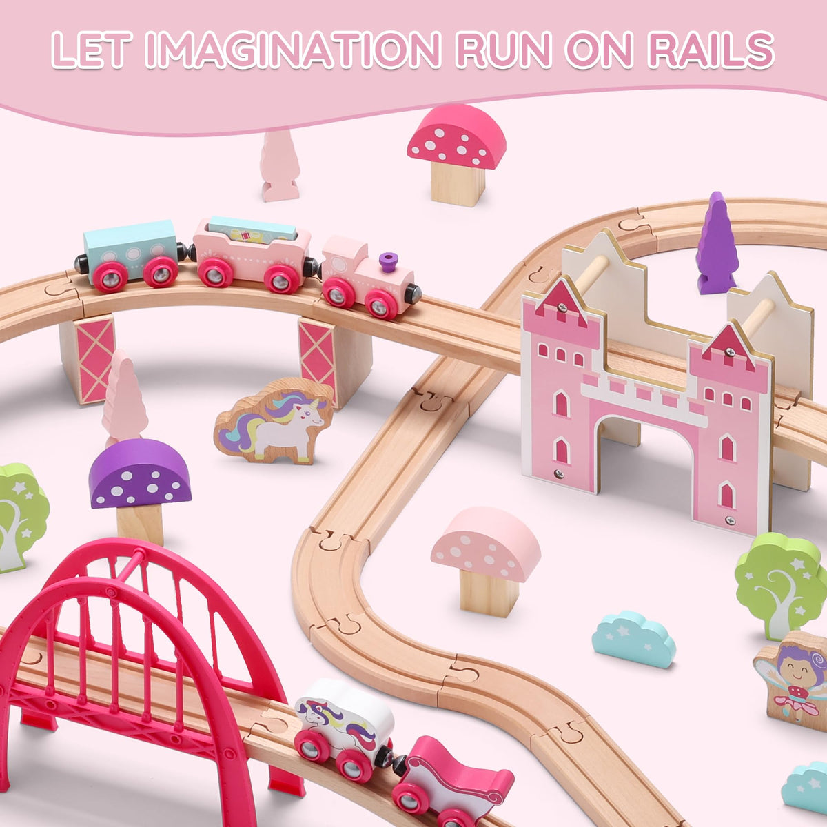 SainSmart Jr fairy figures adding magical charm to train adventures