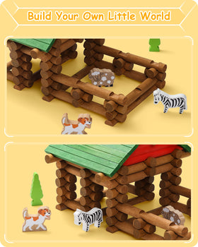 SainSmart Jr. open-ended play and construction with versatile logs