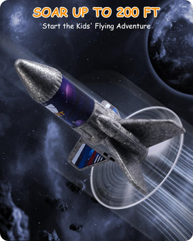 Parachute deploys automatically for safer landings on SainSmart Jr. rocket
