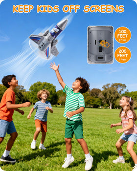 SainSmart Jr. rocket launcher dual-height mode enables backyard or park launches