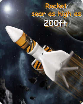 SainSmart Jr. Rocket Launcher charging station, 40-minute recharge for quick play.