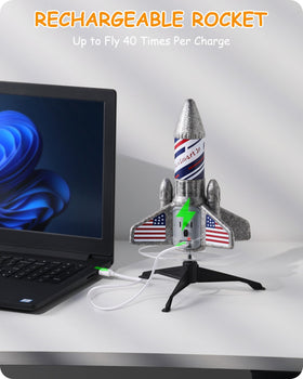 SainSmart Jr USB-C charging delivers 25 to 40 launches per charge