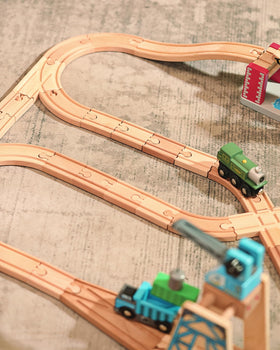 SainSmart Jr universal compatibility supports Brio, Thomas, and Melissa & Doug.