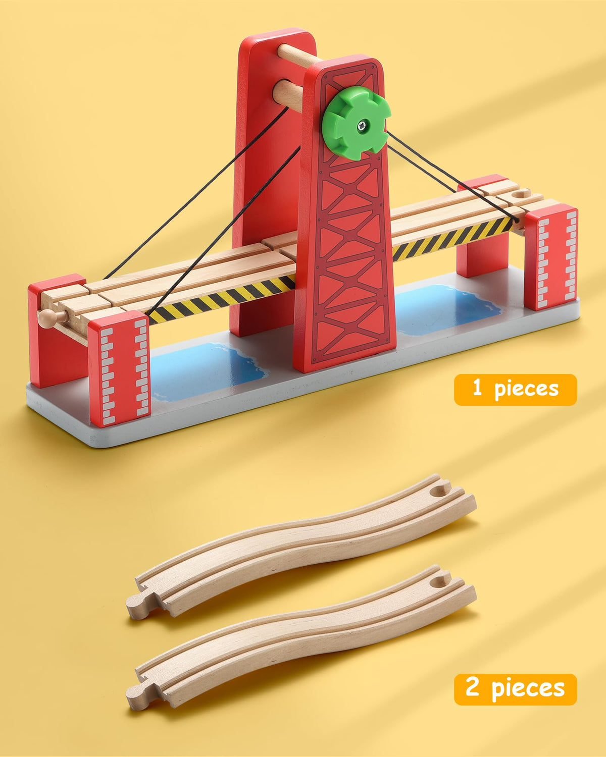 SainSmart Jr. wooden train accessory expands play with versatile track ideas.