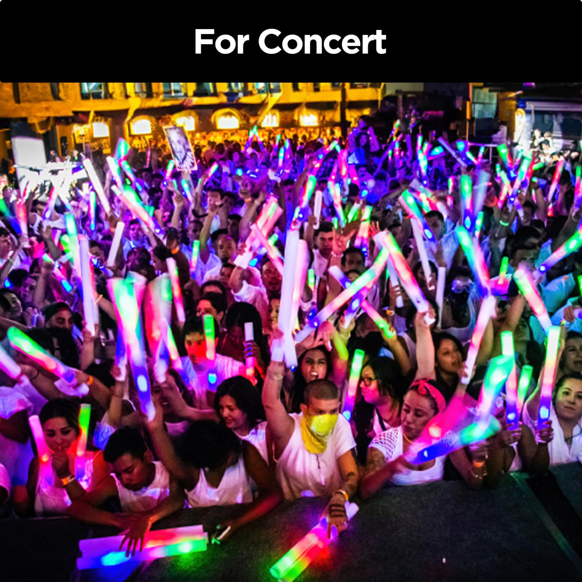 SAIRFWOO quality-checked glow sticks ensure reliable performance for events.
