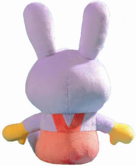 SAJISP Digital Circus plush fabric detail, showcasing bright colors and soft texture.