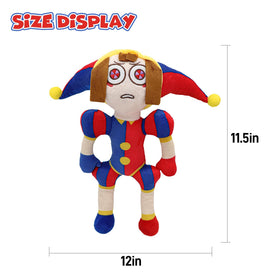 Side-view SAJISP Pomni plush full body for gifting inspiration.