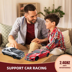 Sakeye RC Drift Car drift tires enable smooth performance on various surfaces.