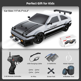 Sakeye RC Drift Car racing tires provide high-speed grip and control.