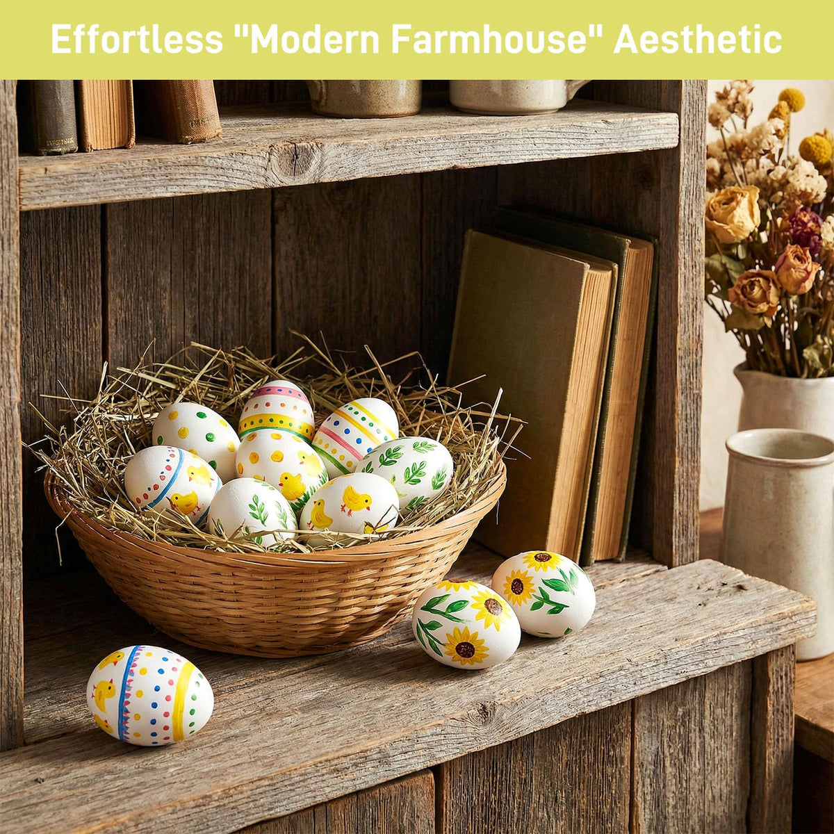 SallyFashion faux nesting eggs guide hens with realistic weight and nesting cues.