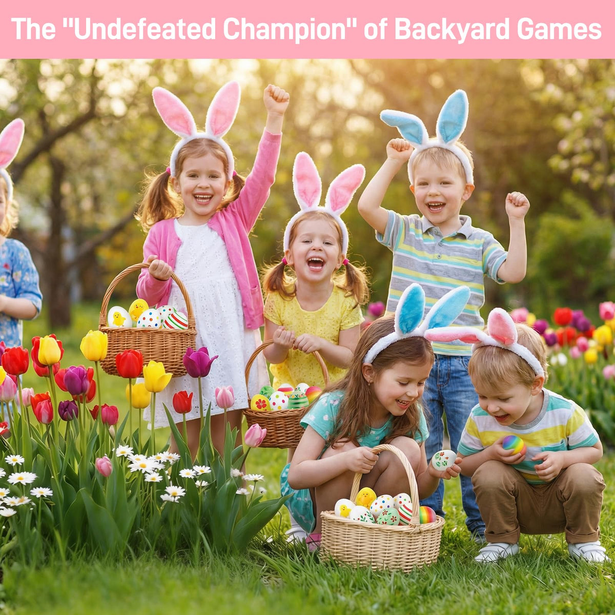SallyFashion Lightweight eggs for reliable hiding and exciting egg rolling competitions.