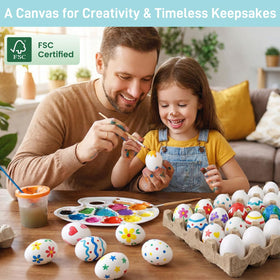 SallyFashion Montessori sensory play eggs with smooth finish for tactile learning.