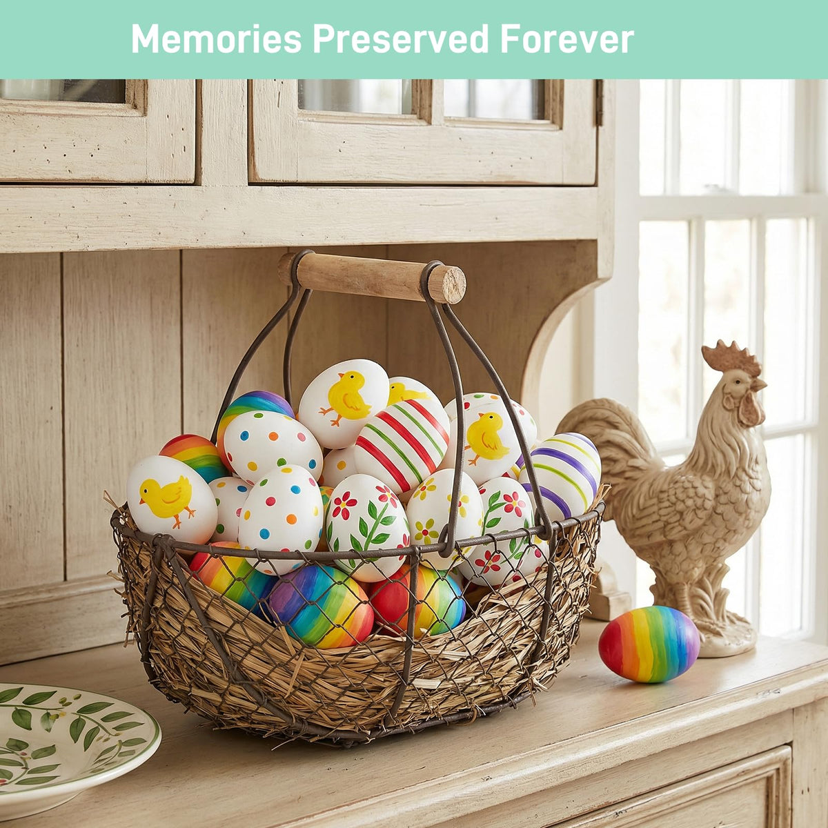 SallyFashion Shatterproof plastic eggs ideal for safe egg hunts and durable play.