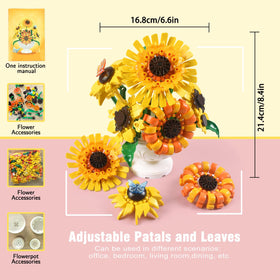 SameTech Sunflower Building Blocks Gift Set proves ideal for many celebrations.