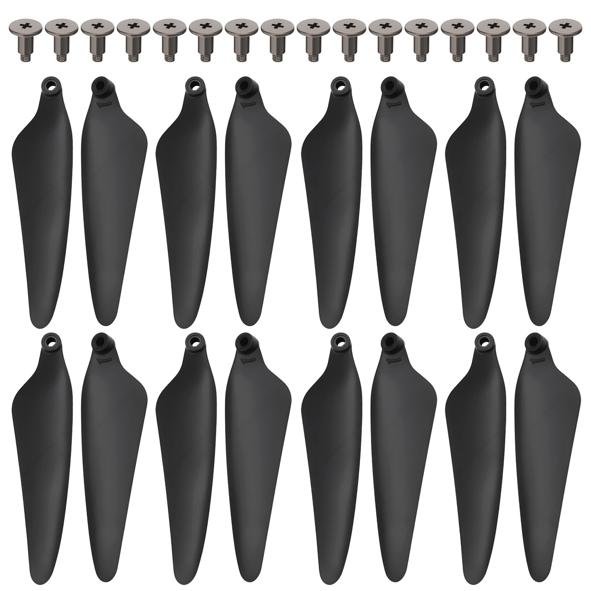 SAMLOO HS360S foldable propellers with front and back labeling for quick orientation
