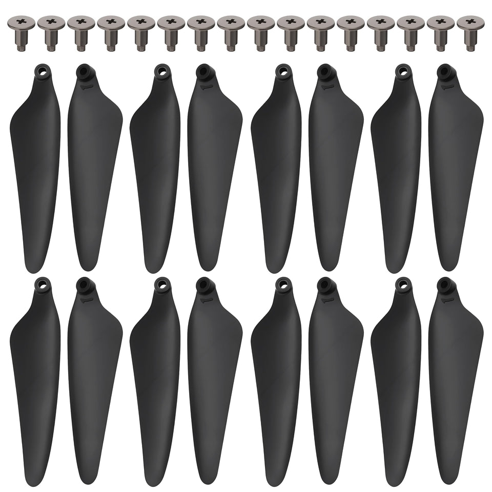 SAMLOO HS360S foldable propellers with front and back labeling for quick orientation