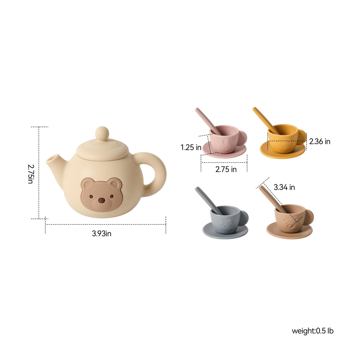 Samonyed carrying scoop makes transporting mix-ins easy.