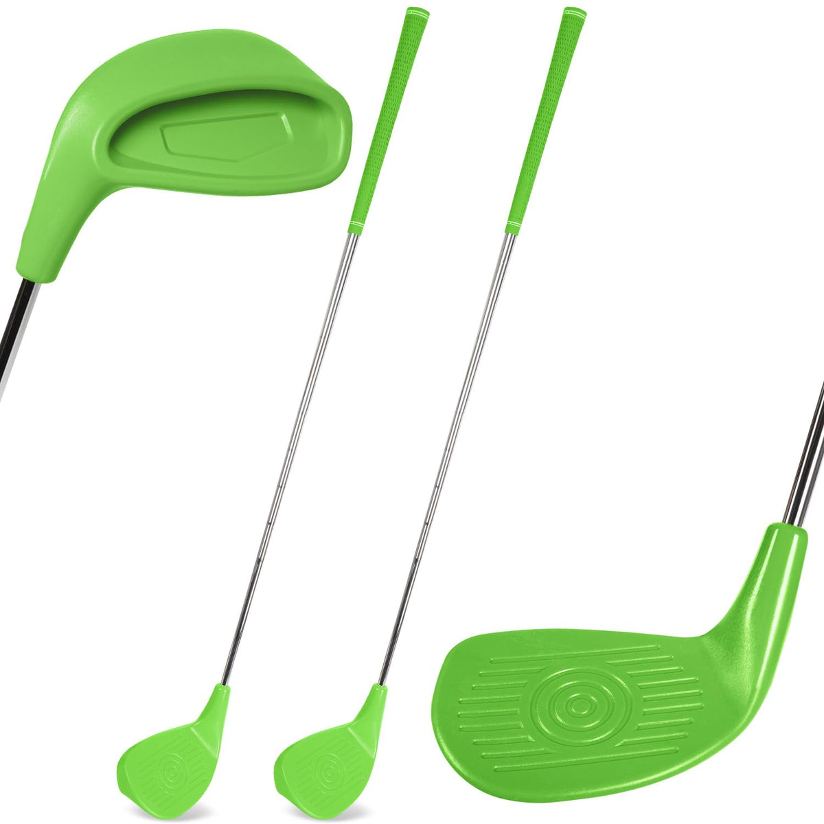 Samorillo backyard golf clubs with oversized heads for improved contact