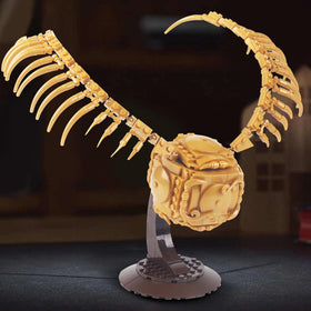 SAMYBLOCKS Golden Snitch model with detailed face, a striking collectible.