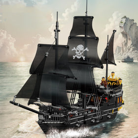 SAMYBLOCKS pirate ship gift packaging makes a ready-to-gift present