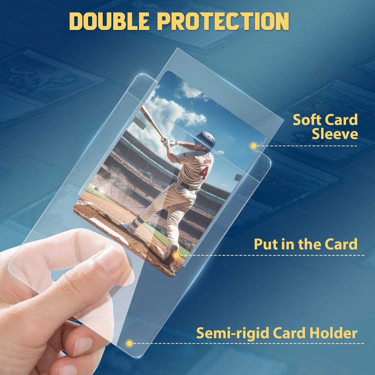 SAMYUCHO 055-inch opening for easy card insertion