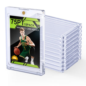 SAMYUCHO 75PT card holder packaging for safe transport and organized displays.