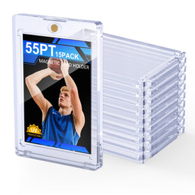 SAMYUCHO magnetic card holder front view for clear card display