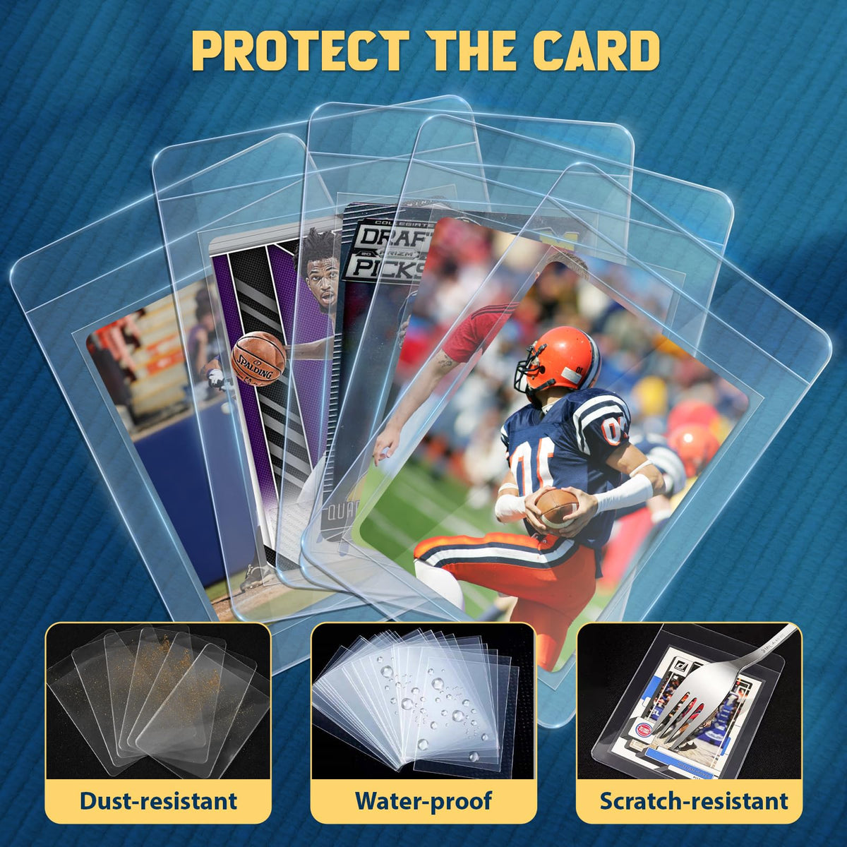 SAMYUCHO penny sleeves 26x36 keeping cards organized safely