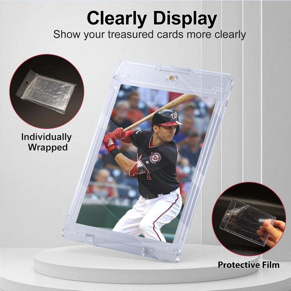 SAMYUCO universal-fit design with 0.16 inch thickness suits a variety of standard cards