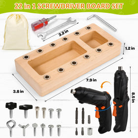 SANANT Montessori Screwdriver Board Eco-friendly Materials: safe, durable construction