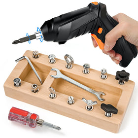 SANANT Montessori Screwdriver Board Electric Drill: engaging STEM learning in action