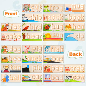 SANANT durable wooden pieces with rounded edges for safe play