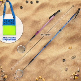 Sand Dipper pink cork-rubber handle ensures comfortable grip.