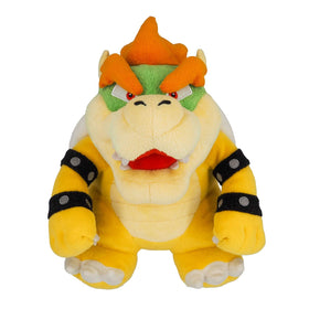 Sanei Bowser plush face detail captures iconic features.