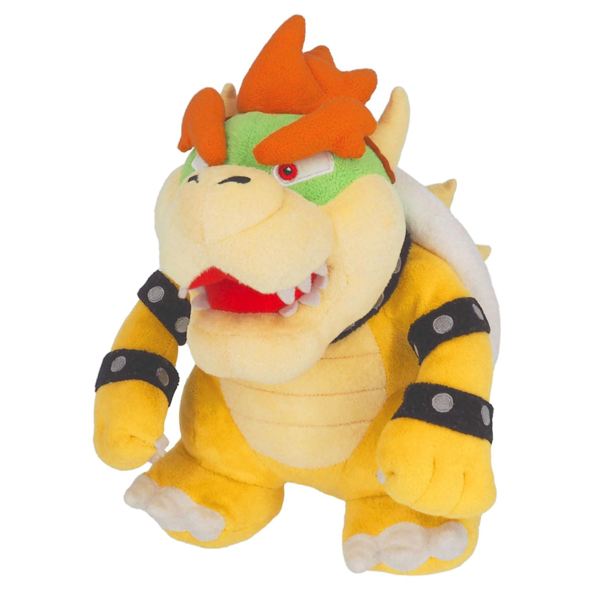 Sanei Bowser plush official collection, ready for display.
