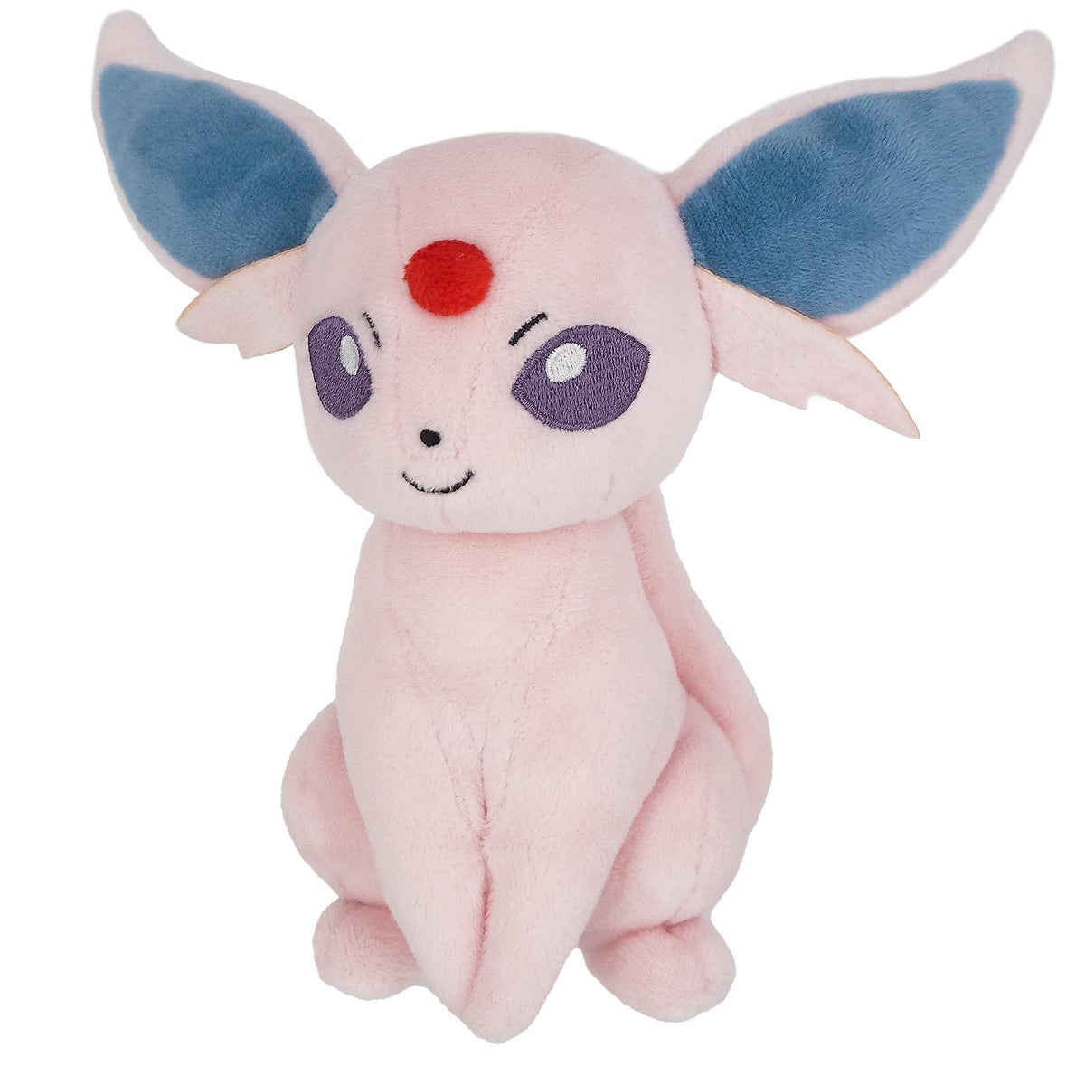 Sanei Espeon plush with lilac fur, ideal for cuddling and display.