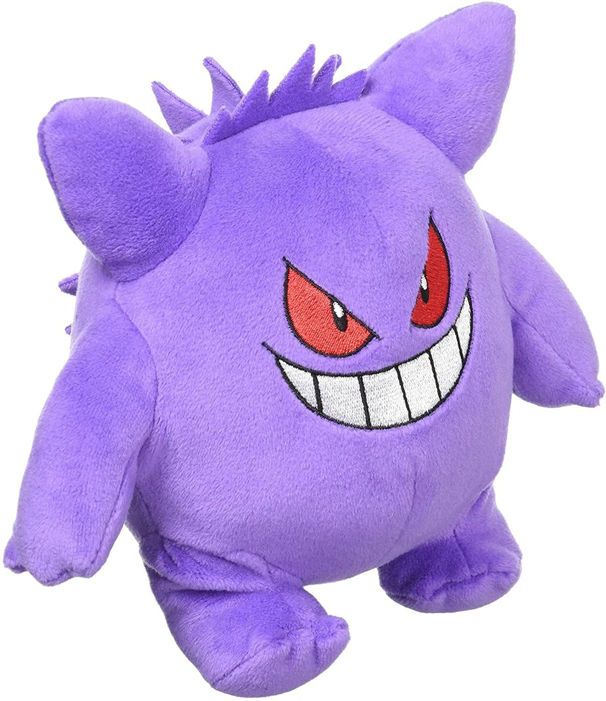 Sanei Gengar All Star plush front view, ideal for display and collection