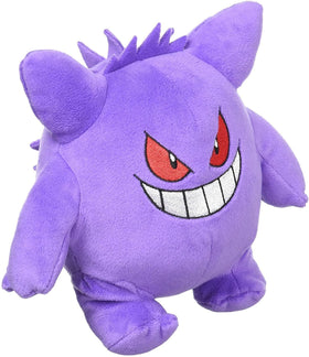 Sanei Gengar All Star plush front view, ideal for display and collection