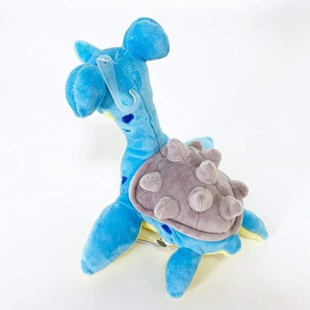 Sanei Lapras Plush7 back view, shell detail adds texture and charm.