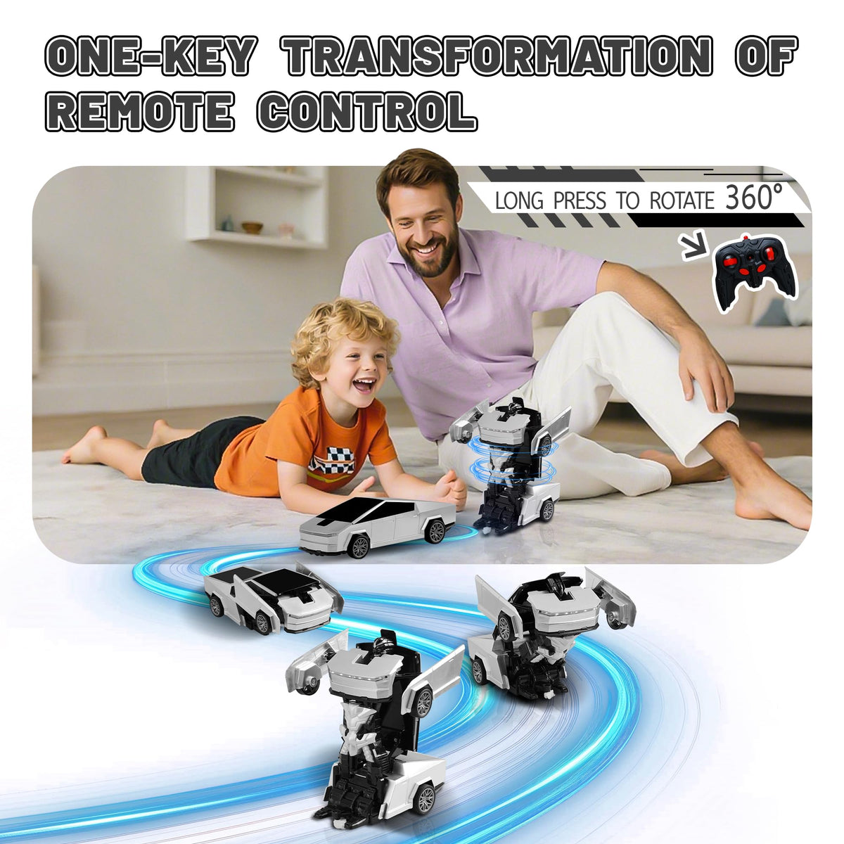 SANGQAOFU 360-degree rotation and drift provide lively maneuverability