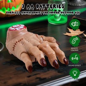 SANGQAOFU Halloween decor hand powers dark crawl scenes in dim rooms