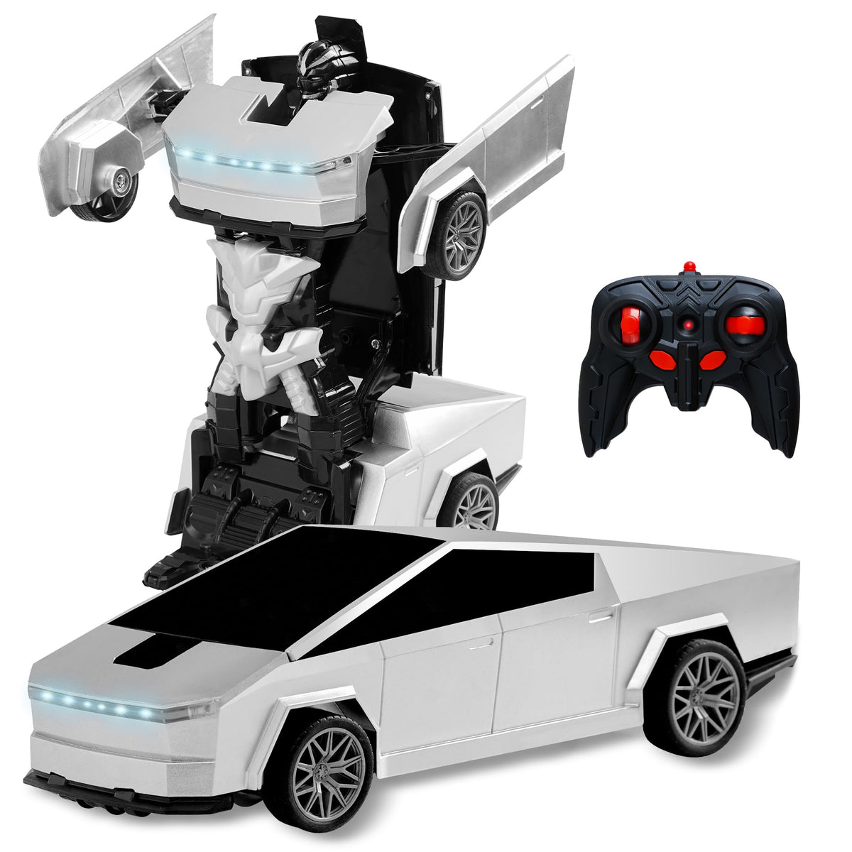 SANGQAOFU RC car in cyber-transformer mode for dual-action play