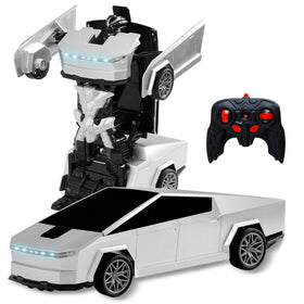 SANGQAOFU RC car in cyber-transformer mode for dual-action play