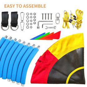 Sanjlmu 71-inch adjustable straps enable quick setup and secure hang