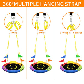 Sanjlmu spider web design swing detail for kids outdoor play