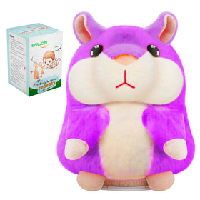 SANJOIN talking hamster front view shows a cuddly plush toy with a friendly expression