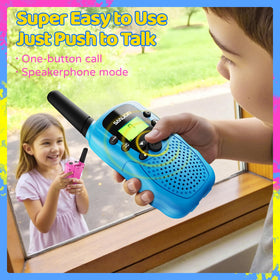 SANJOIN ergonomic 90g walkie talkie fits small hands