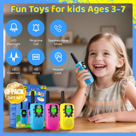 SANJOIN Easter gift suitable walkie talkies for ages 3-8