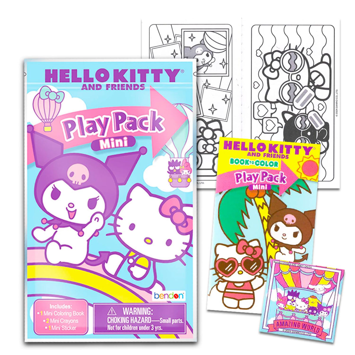 SANRIO Kuromi grab-n-go play pack with stickers offers quick party loot