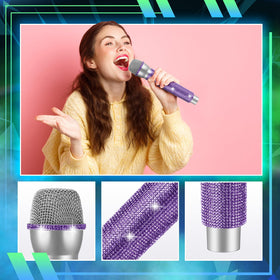Sanwuta Bling microphone prop in a party setup boosts photo energy.